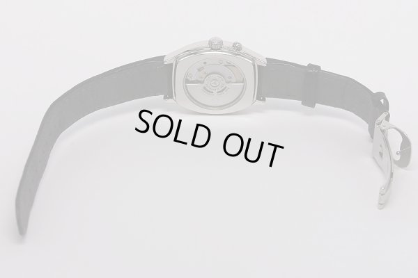 天賞堂　ワールドトラベラー　黒文字盤　革ベルト