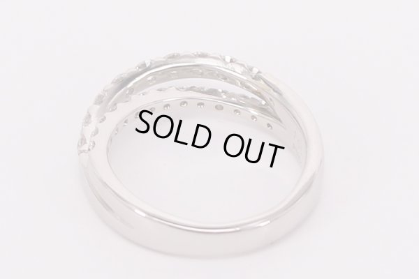 平和堂　PT950 ダイアイリリング 1.01ct 8.40g　裏面