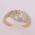 星の砂　K18 ダイアイリリング 0.78ct 6.10g