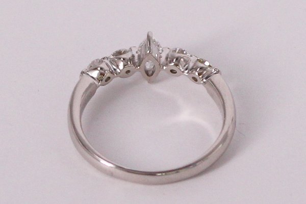 PT900 ダイアイリリング 0.231ct 0.38ct 4.20g　裏面