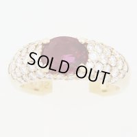 K18 ルビー ダイアイリリング 1.320ct 1.02ct 6.90g