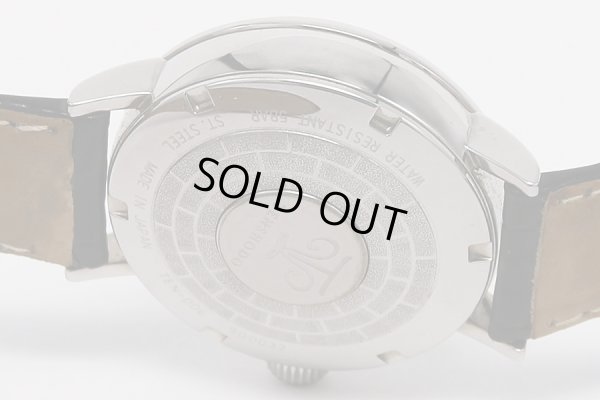 天賞堂　パワーリザーブ　TEN-006　ベージュ文字盤　裏面拡大