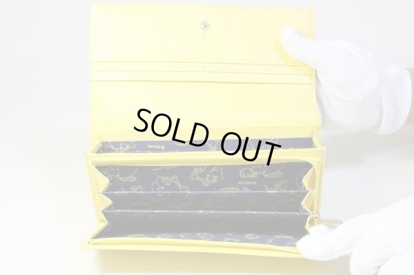 サマンサタバサ プチチョイス　ディズニーコレクション 美女と野獣 ニツ折長サイフ イエロー　中身