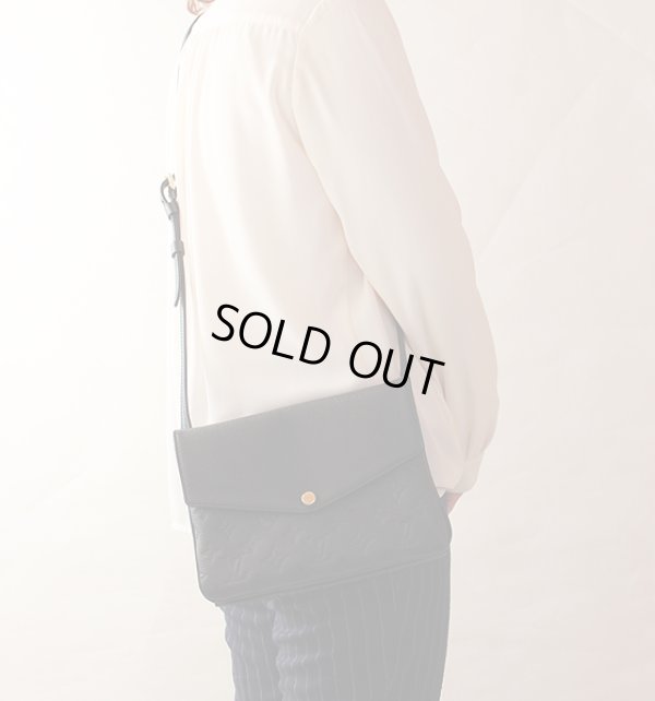 ルイ・ヴィトン　トワイス M50258　ノワール　サイズイメージ