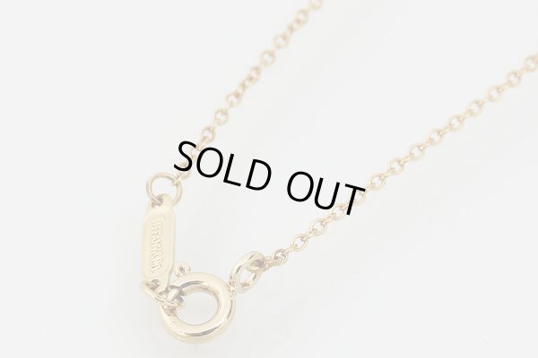 ティファニー 750YG シグネチャー ダイアイリペンダントネックレス 4.40g　留め具