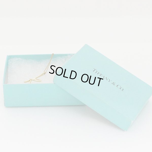 ティファニー 750YG アルファベット イニシャルペンダントネックレス 2.80g　箱