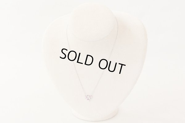 ティファニー PT950 センチメンタルハート ピンクサファイアダイアイリペンダントネックレス 3.40g　イメージ