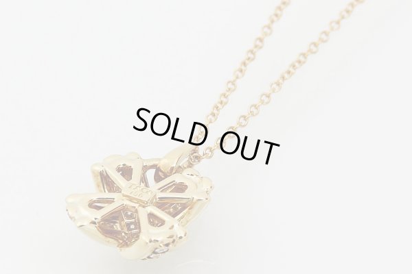 ティファニー 750YG シグネチャー ダイアイリペンダントネックレス 4.40g　裏面