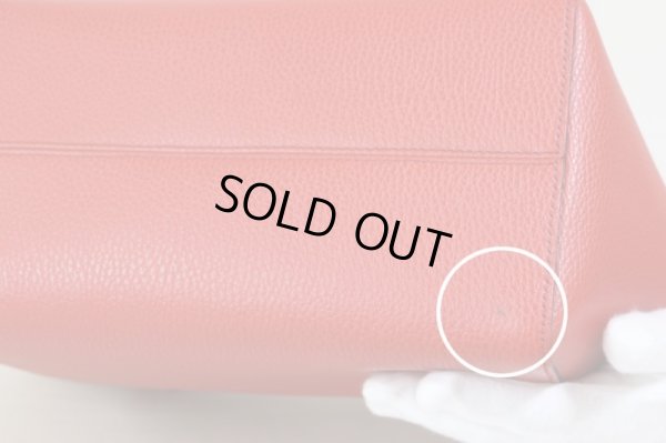 グッチ スウィング・レザートート 354408.493075 レッド 底部シミ