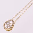 K18 ダイアイリペンダントネックレス 0.25ct 1.60g