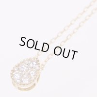 K18 ダイアイリペンダントネックレス 0.25ct 1.60g