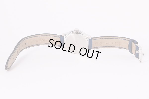 ブルガリ　ソロテンポ　ST29S　青文字盤　革ベルト