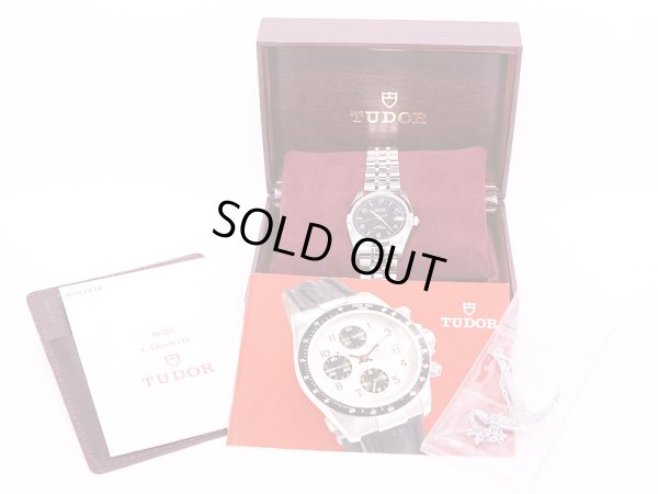 チュードル　74000　H303372　黒文字盤　箱