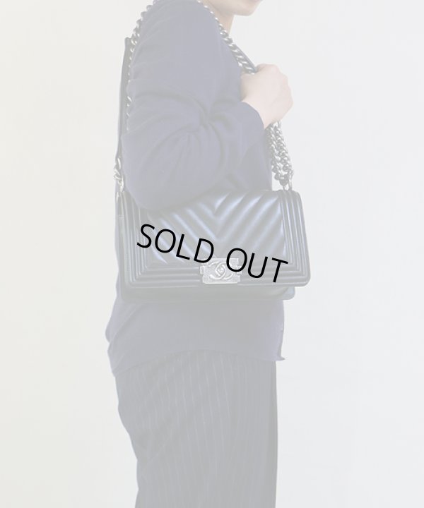 シャネル ボーイシャネル チェーンショルダーバック A67086 ブラック サイズイメージ