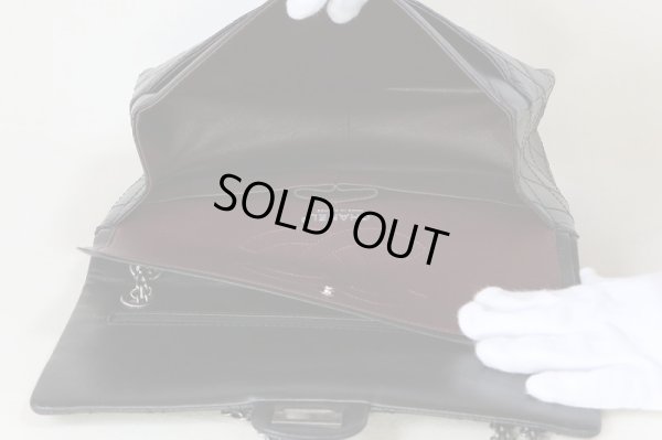 シャネル 2.55 Wチェーンショルダーバック ブラック 中身