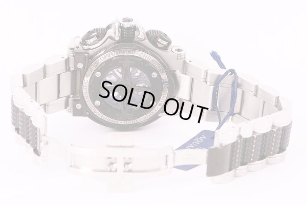 アクアノーティック　サブコマンダー　クロノグラフ　NKGR01　黒文字盤　ブレス