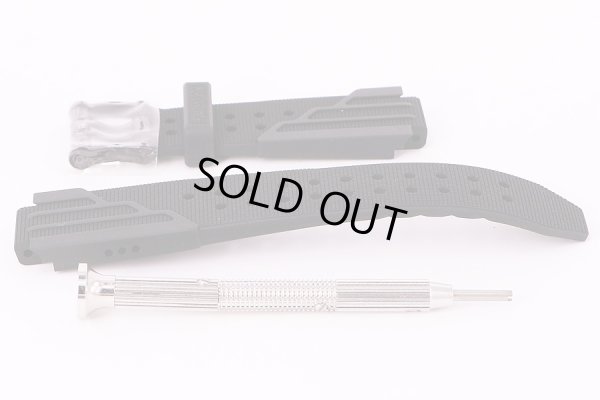 アクアノーティック　サブコマンダー　クロノグラフ　NKGR01　黒文字盤　替え革ベルト