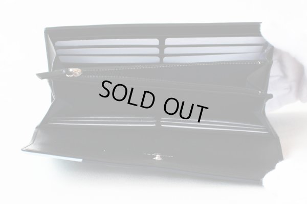 シャネル　エアライン フラップ長サイフ A82432 ブルー／ネイビー／レッド　中身