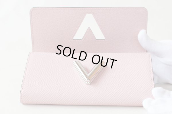 ルイ・ヴィトン ポルトフォイユ・ツイスト M61178 ローズ・バレリーヌ ツイスト開閉式のロック