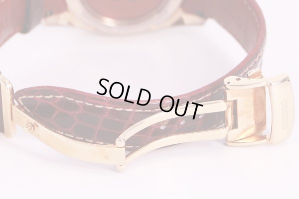 セイコー　ブライツ　SDGC030　コットンクラブ限定　ボルドー文字盤　メッキハゲ