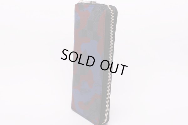 ルイ・ヴィトン ジッピーウォレット・ヴェルティカル N63290 ウルトラライト カモフラージュ ボルドー サイド