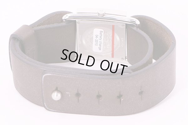 エルメス　バレニア　BA1.510　銀文字盤　革ベルト