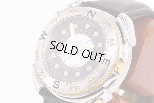 レビュートーメン　アルティマーク　黒文字盤　サイド