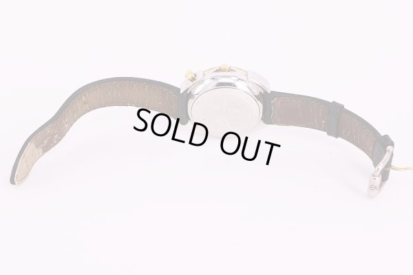 レビュートーメン　アルティマーク　黒文字盤　革ベルト