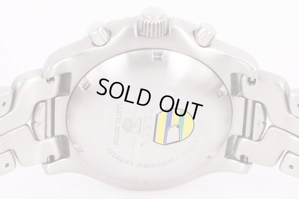 タグ・ホイヤー　リンク　クロノグラフ　CT5114　アイルトン・セナ限定　黒文字盤　裏面拡大