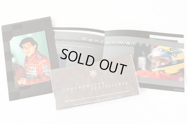 タグ・ホイヤー　リンク　クロノグラフ　CT5114　アイルトン・セナ限定　黒文字盤　箱、写真集、クロノメーター証明書