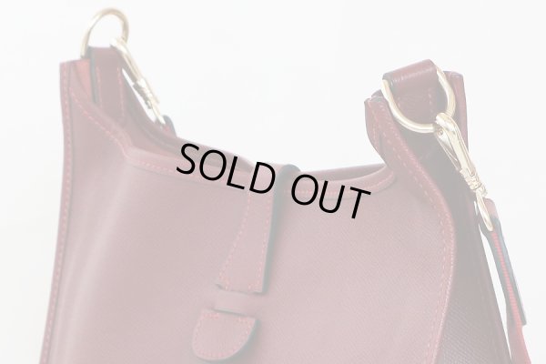 エルメス エヴリン1 GM ボルドー サイド上部