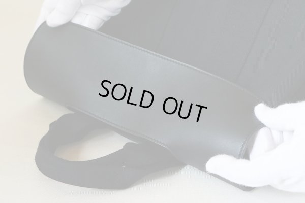 エルメス　ヴァルパライソPM　ブラック　持ち手に毛羽立ち