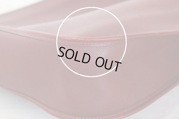 エルメス エヴリン1 GM ボルドー 四角に角スレ