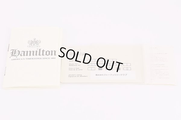 ハミルトン　カーキフィールド　H875126　銀文字盤　限定　保証書