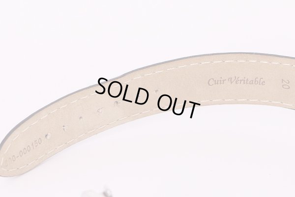 モーリスラクロア　クラシック　クロノグラフ LC1038　黒文字盤　革ベルト程度