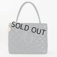 シャネル　復刻トートバック A01804 ブラック／ゴールド金具