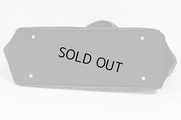 シャネル パリビアリッツMM A34209 ブラック 底