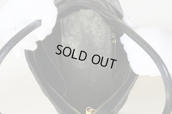 シャネル 復刻トートバック A01804 ブラック/ゴールド金具 内装の当たり傷