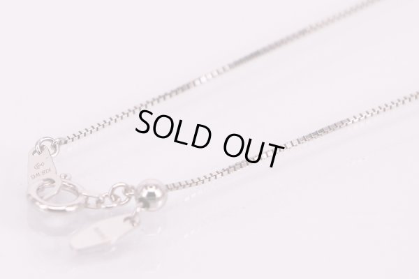 タサキ　K18WG ダイアイリペンダントネックレス 0.20ct 4.50g　留め具