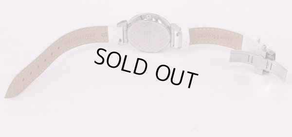 サントノーレ　オペラダミエ　752011.1-G14　白文字盤　8P　革ベルト