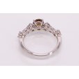 カシケイ   PT900 ダイアイリリング 0.564ct 0.55ct 3.90g　内側