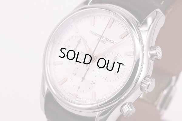 フレデリック・コンスタント　ヴィンテージラリー　クロノグラフ　パリー北京限定　1888　銀文字盤　サイド