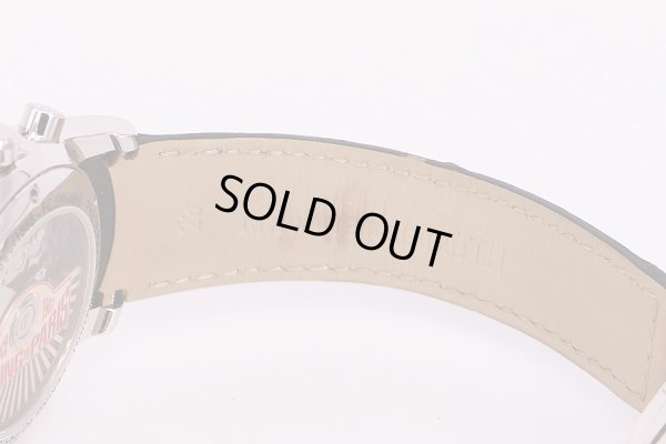 フレデリック・コンスタント　ヴィンテージラリー　クロノグラフ　パリー北京限定　1888　銀文字盤　革ベルト状態(2)