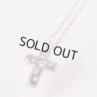 ティファニー　750WG ドッツクロススモールペンダントネックレス 5.20g