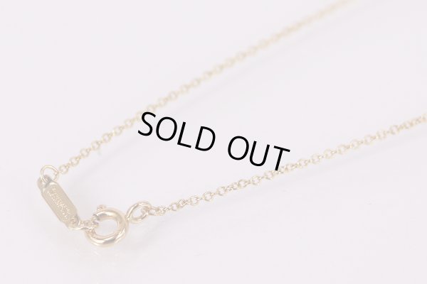 ティファニー　750YG クロスダイアイリペンダントネックレス 2.80g　留め具