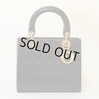 クリスチャンディオール レディディオール ハンドバック VGS44550 ブラック／ゴールド金具
