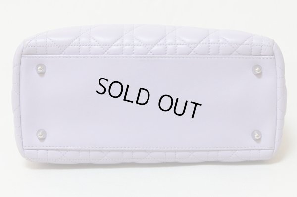 クリスチャンディオール レディディオール ハンドバック ラベンダー 底