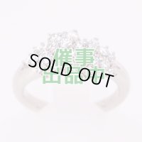 星の砂  PT900 ダイアイリリング 0.58ct 6.50g