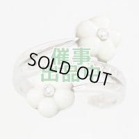 ポンテヴェキオ　K18WG シェルダイアイリリング 0.08 4.40g