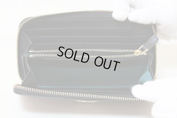 ブルガリ　TONDO ラウンドファスナー長サイフ 280033 ブラック　中身